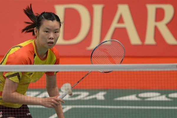中国选手李雪芮以2比0战胜韩国选手裴延姝，晋级四强。
