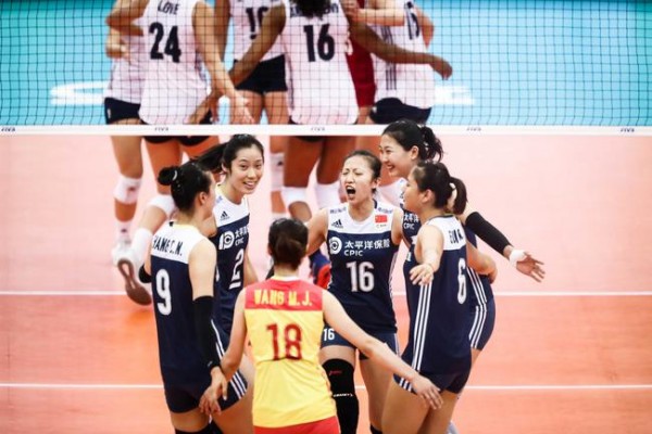 朱婷25分中国女排3-2双杀美国 世锦赛6强赛开门红