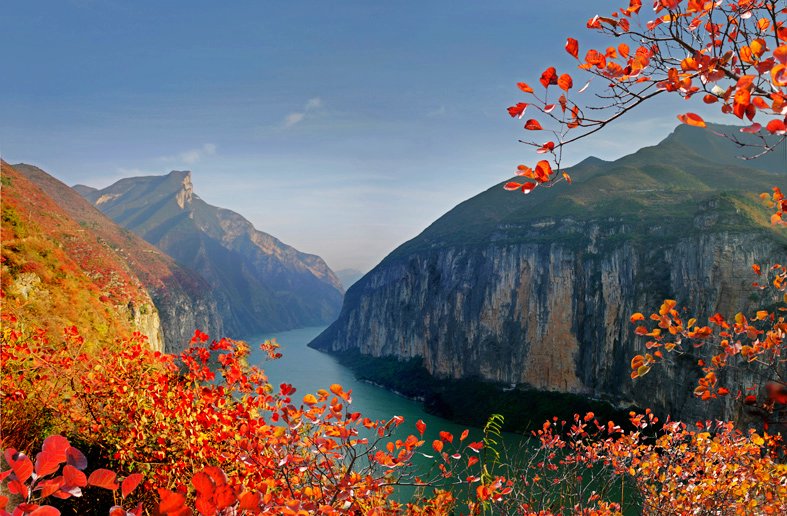 中國三峽風景之瞿塘峽美景...